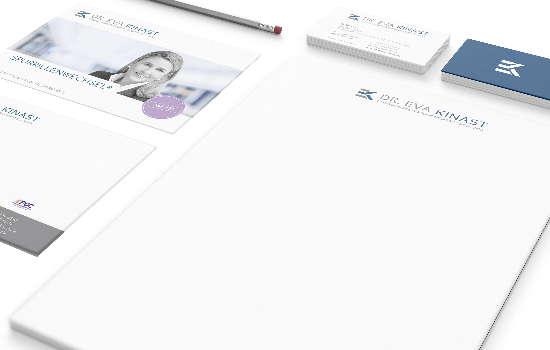 Product: CORPORATE DESIGNDr. Eva Kinast - Scratch Advertising